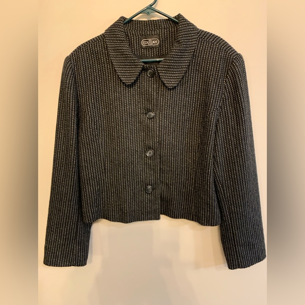 Vintage Couture Wool Blend Blazer